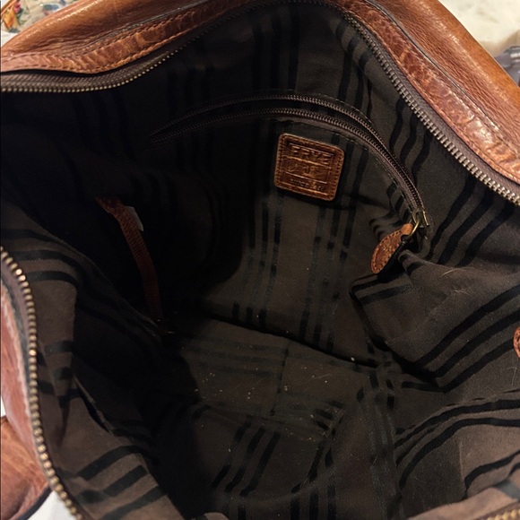 Frye Rich Tan Leather Tote Bag - Picture 6 of 7